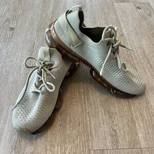Womens La Shellah Green Sneakers - 9